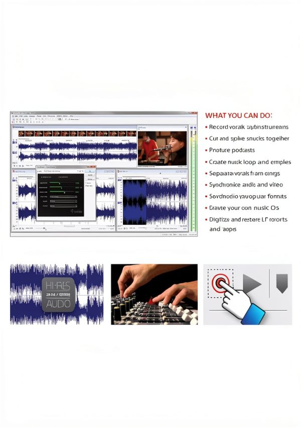 Sony Creative Software Sound Editing Suite SFS10099ESD with 30 Effects-3