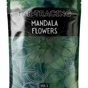 Ink Tracing Flowers: A 46-Page Print Replica for Kindle Scribe-0