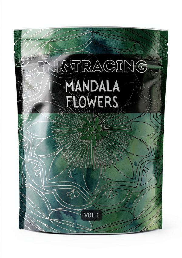 Ink Tracing Flowers: A 46-Page Print Replica for Kindle Scribe-0