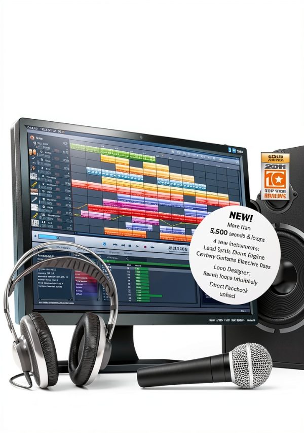 MAGIX Sound Editing Software with Mastering Suite and 3,500+ Sounds-0