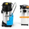 40L/11Gal Commercial Carpet Cleaning Machine,3 In 1 Multi-Purpose Floor Cleaning Machine Heavy Duty Extractor Vacuum Washing Machine Professional Cleaning for Clean Carpets Floors Dust Water Stains-3