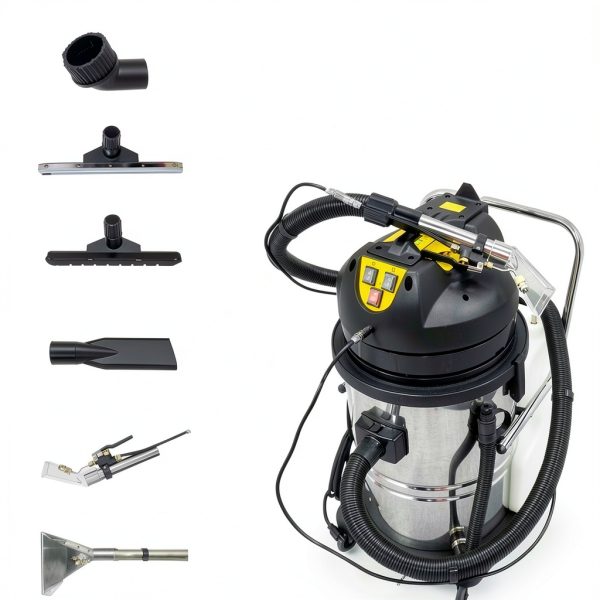 110V 2000W Carpet Cleaner Machine, 80L Portable 3 in 1 Carpet Vacuum Extractor with Six Professional Cleaning Tools-2