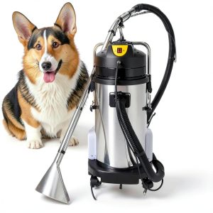 Commercial Carpet Cleaner, 40L/11Gal Multi-Purpose Cleaning Machine with 360 Swivel Wheels (1034W,110V)-0
