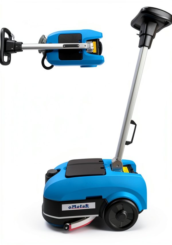 Emotor Portable Floor Scrubber K3 9L Blue Walk-Behind-0