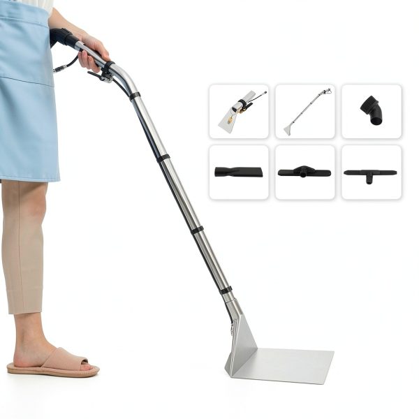 Commercial Carpet Cleaner Machine Professional 40L/11Gal 1049W Carpet Extractor Upholstery Wet Dry Vacuum Cleaning Machine 3 in 1 Portable Dust Extractoror Hard Floor Sofa Curtains for Hotels, Offices-2