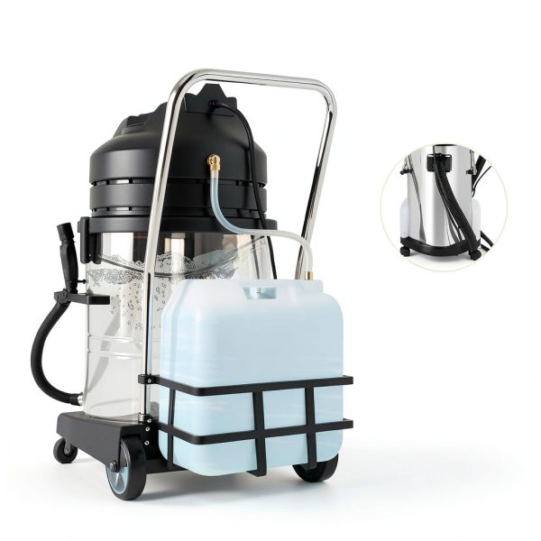 Commercial Carpet Cleaning Machine TBVECHI 60L Silver-4